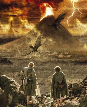 frodo en sam bij de doemberg